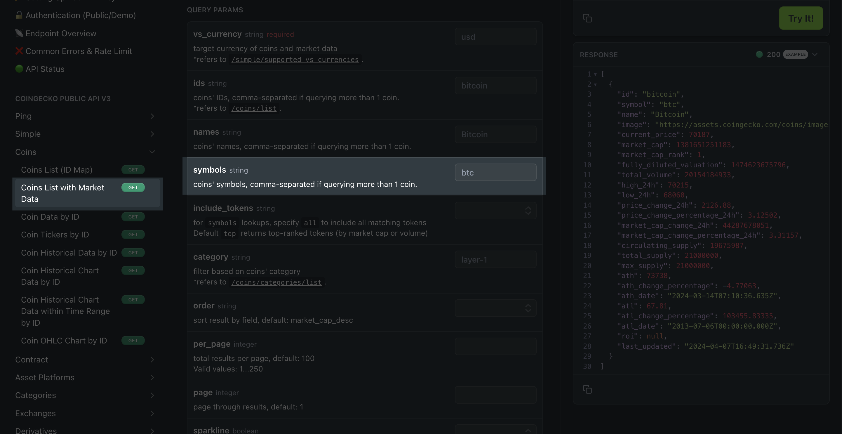 Example API