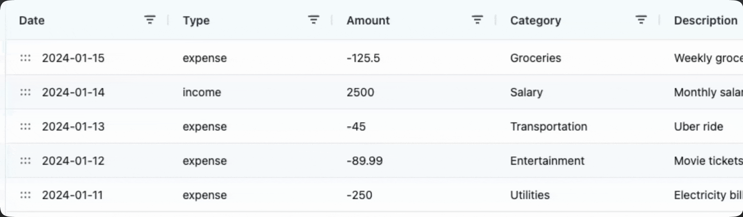 Using Datagrid Row Reorder
