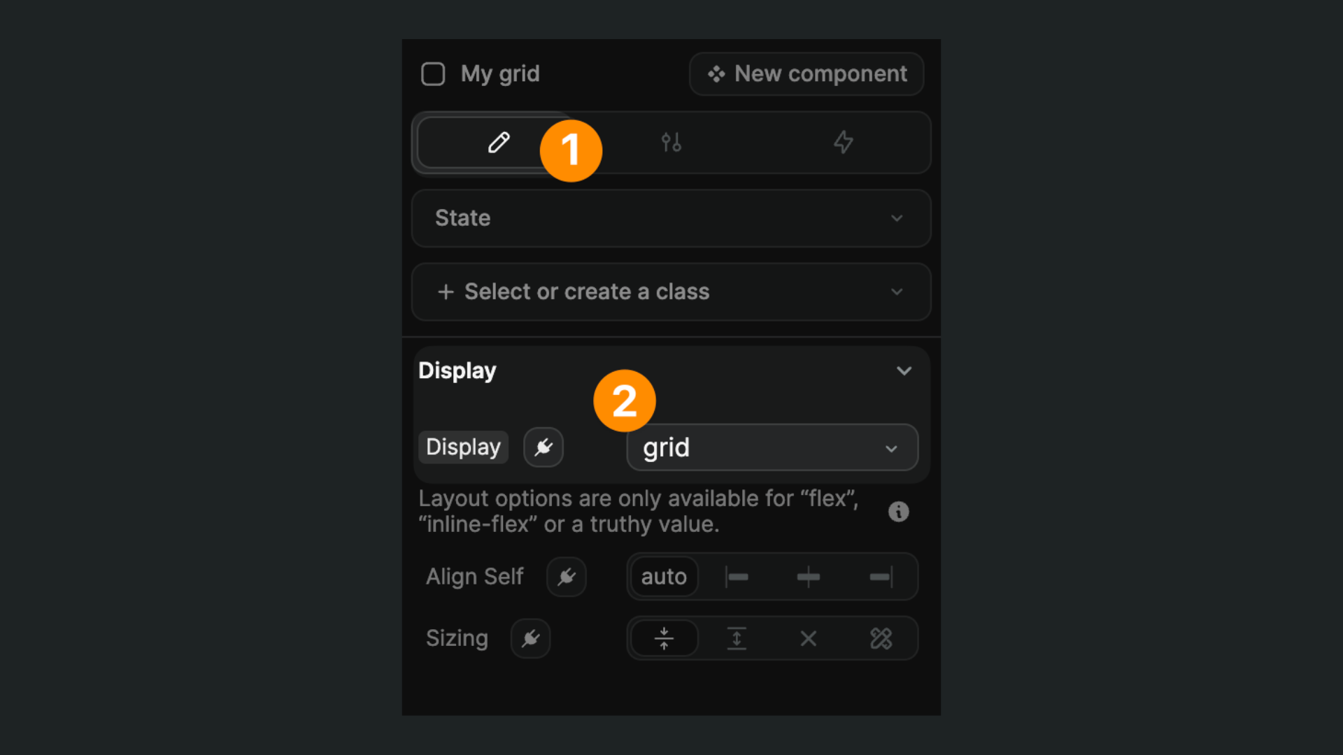 CSS grid display option