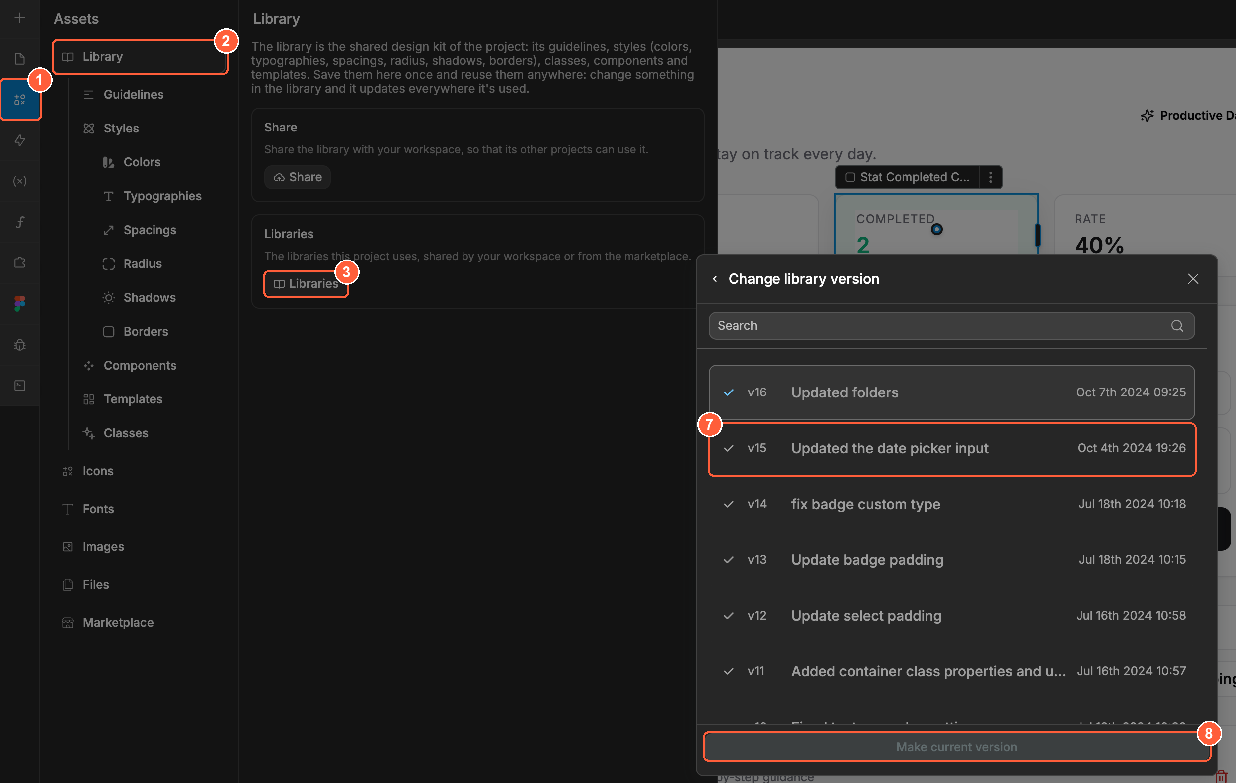 Choose the version of a shared library you want to use
