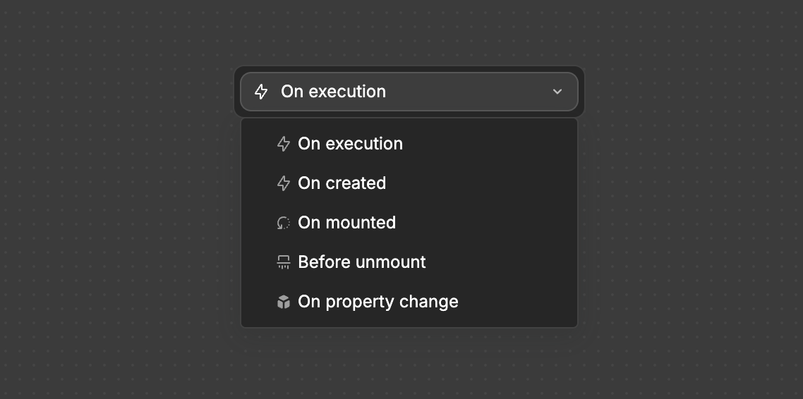 Custom JavaScript action