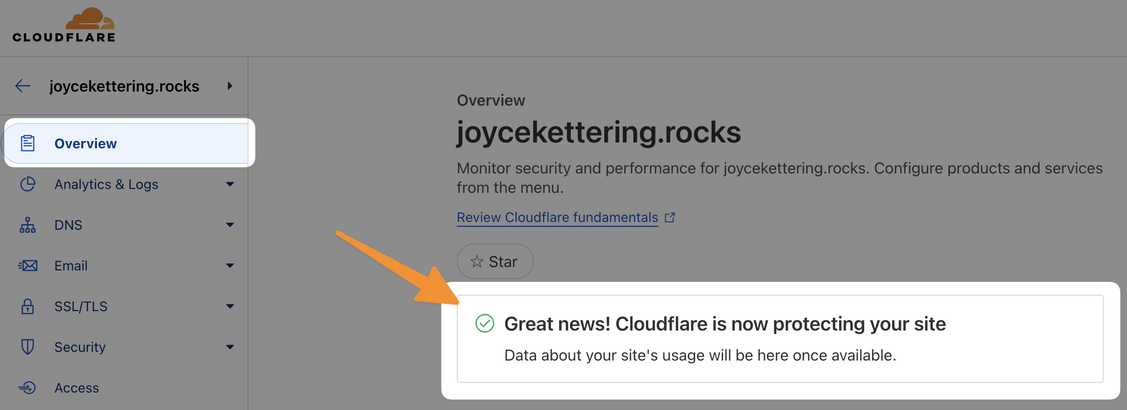 Cloudflare nameservers updated