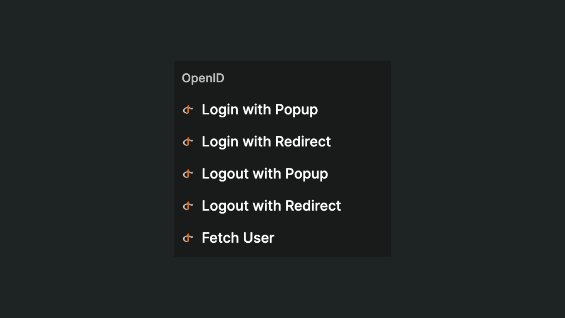 OpenID workflow actions in WeWeb