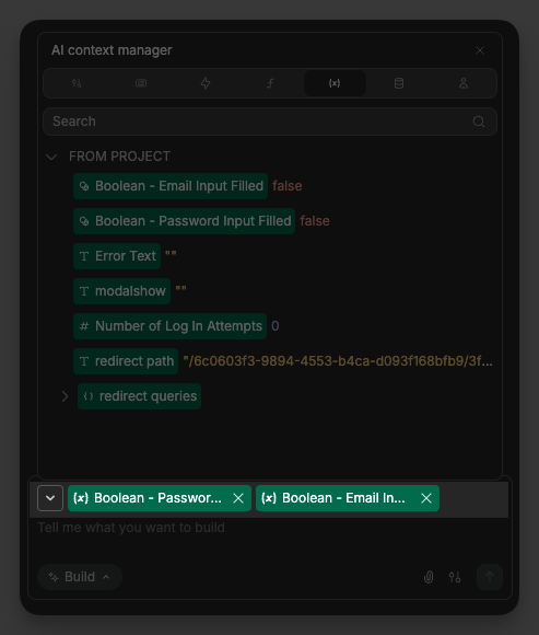 Data Displayed