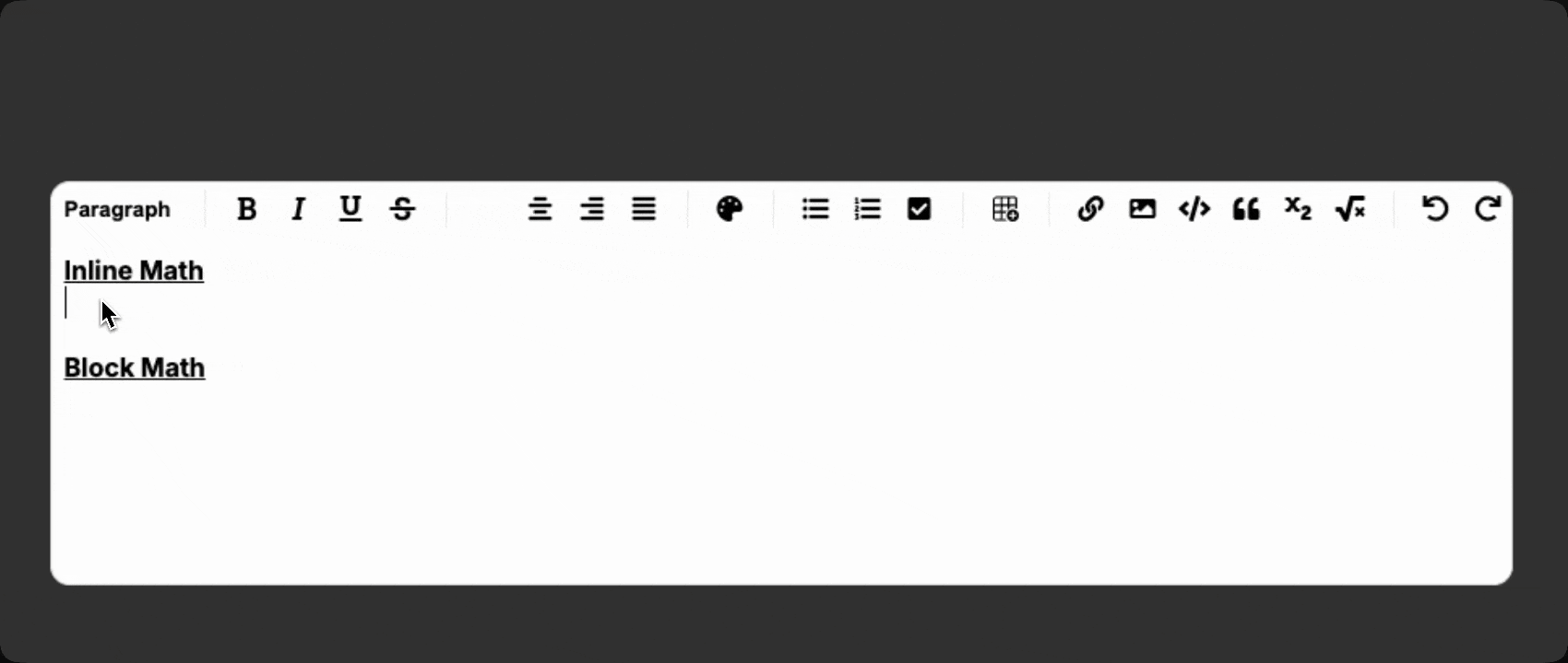 Inline Math